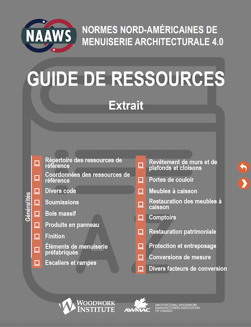 Couverture du guide des ressources en français